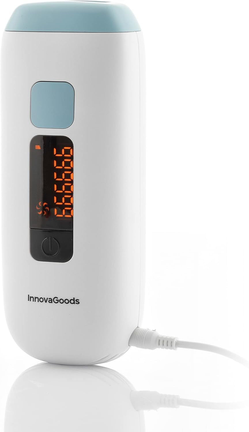 ® Dépilateur À Lumière Pulsée Avec Accessoires Ipylator, Élimine Les Poils De Manière Permanente, Avec 5 Niveaux D'Intensité, Idéal Pour La Maison.